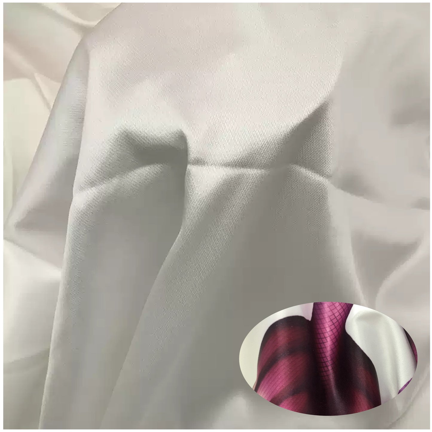 Custom Print Fabric Only -345G Slight Stretch Pearl-finish Satin Luminous Glossy fabric