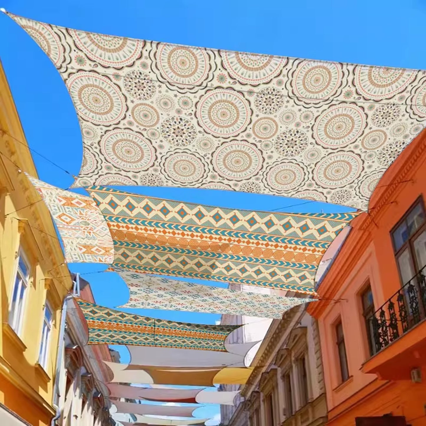 Design Your Own Pattern Custom Print Patio Camping Business Sun Shade Sail