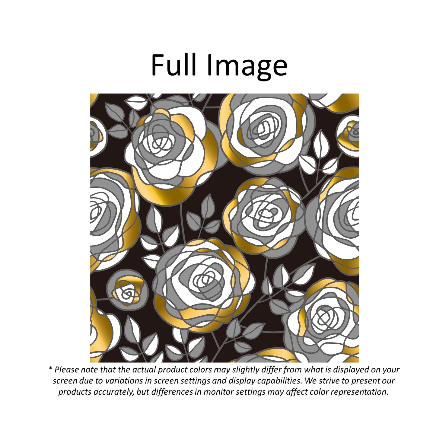 Midcentury Flora Copper in Black Window Roller Shade