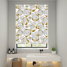 Load image into Gallery viewer, Copper Flower Window Roller Shade
