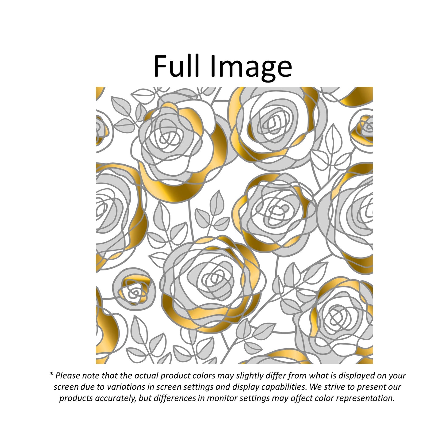 Copper Flower Window Roller Shade