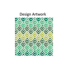 Load image into Gallery viewer, Green Organic Shape Geometry Window Roller Shade
