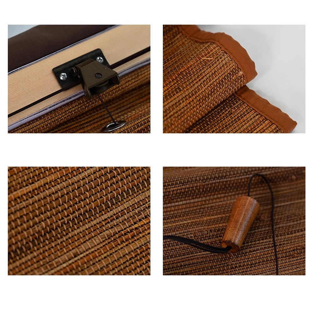 Natural Jute Woven Texture Window Shade (Top Down Bottom Up Available)