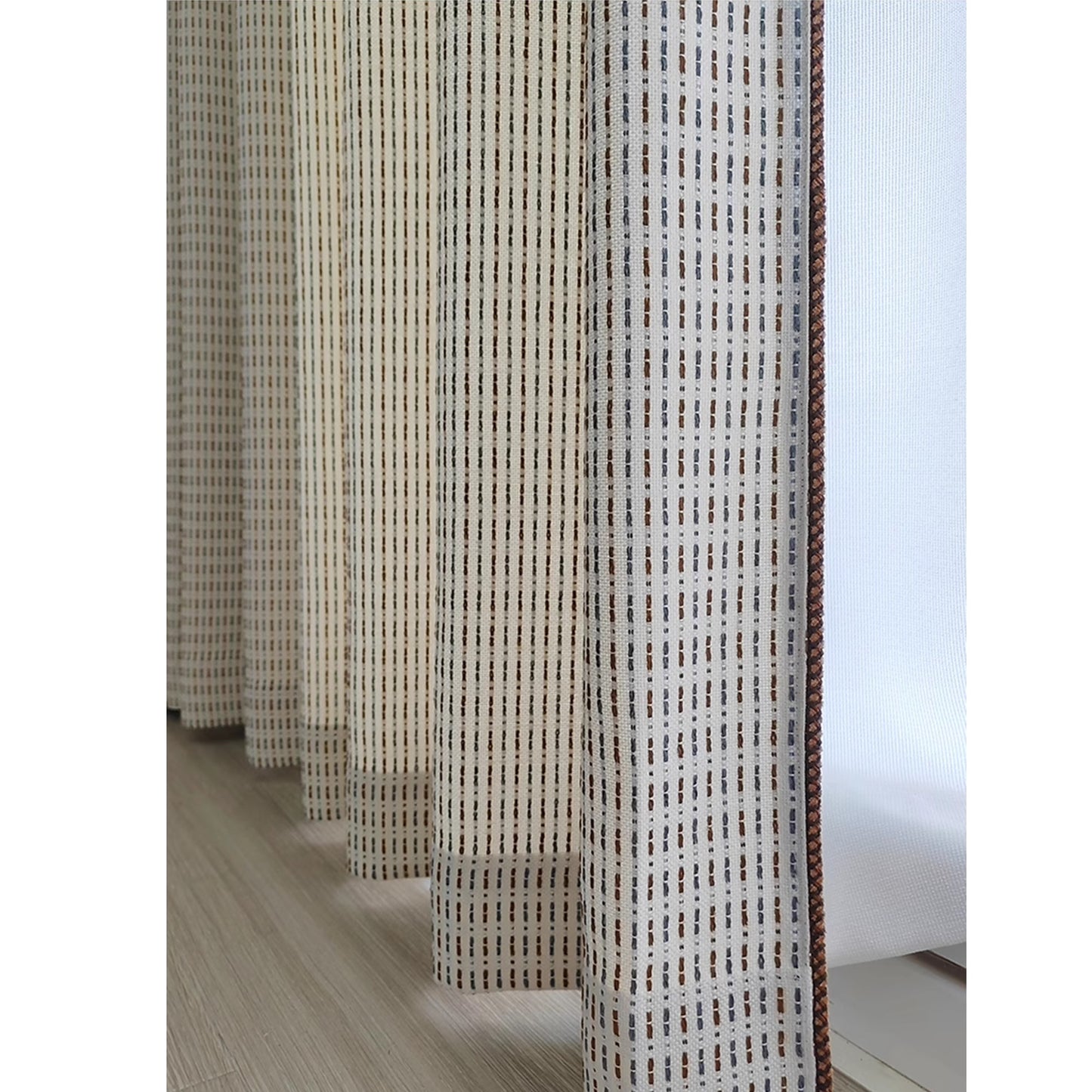 Bauhaus-Inspired Mid Century Vintage Drapery Curtains