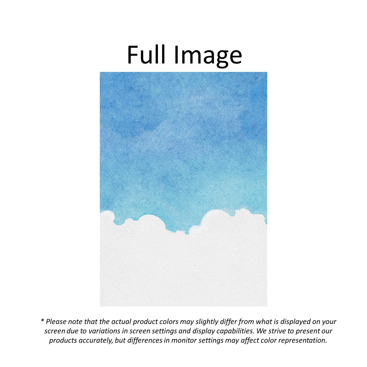 Cloudscapes Clouds Watercolor Window Roller Shade