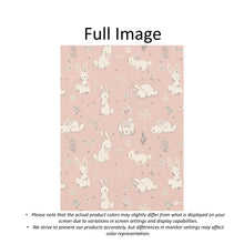 Load image into Gallery viewer, Pastel Blush Bunny Ribbon Bows Valance Window Roman Shade
