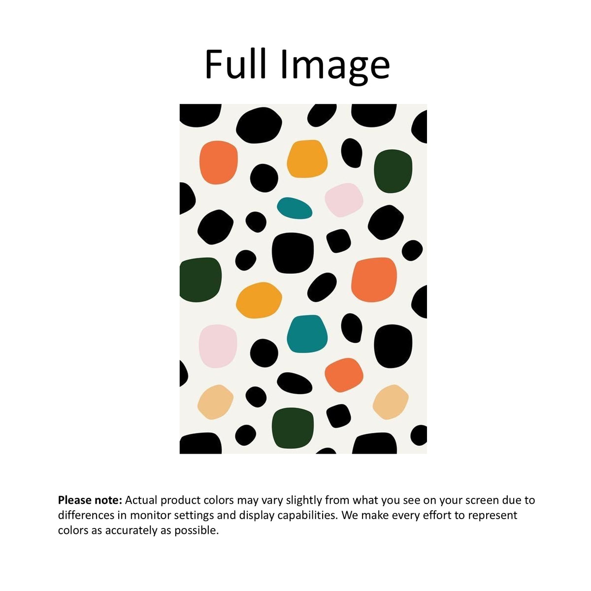 Scandinavian Playful Modern Pebble Window Roman Shade