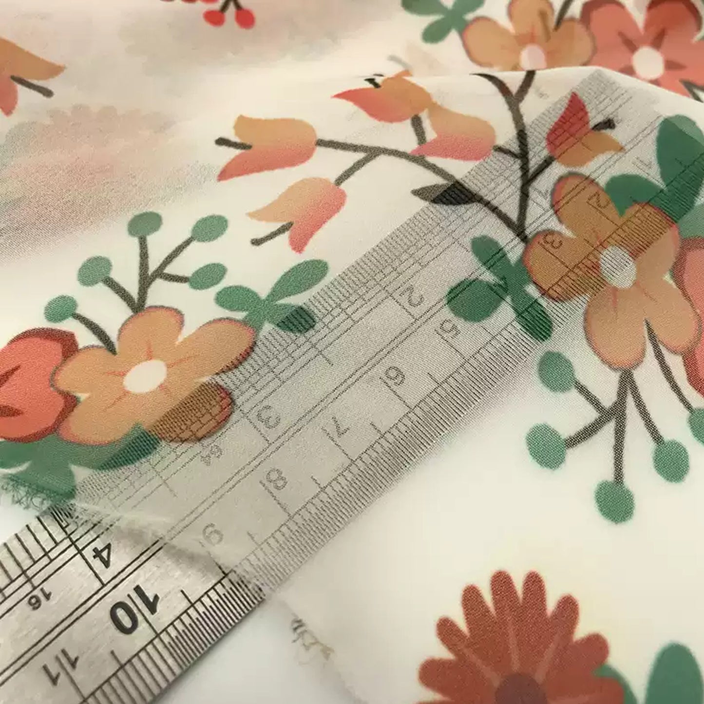 Custom Print Fabric Only - 50D Ultra-thin 80G Chiffon Sheer See Through Fabric