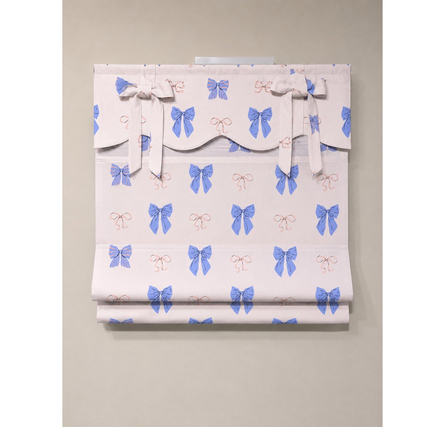 Coquette Bow Ribbon Bows Valance Window Roman Shade