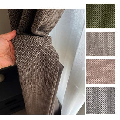 Luxe Mid Century Textured Drapery Curtains