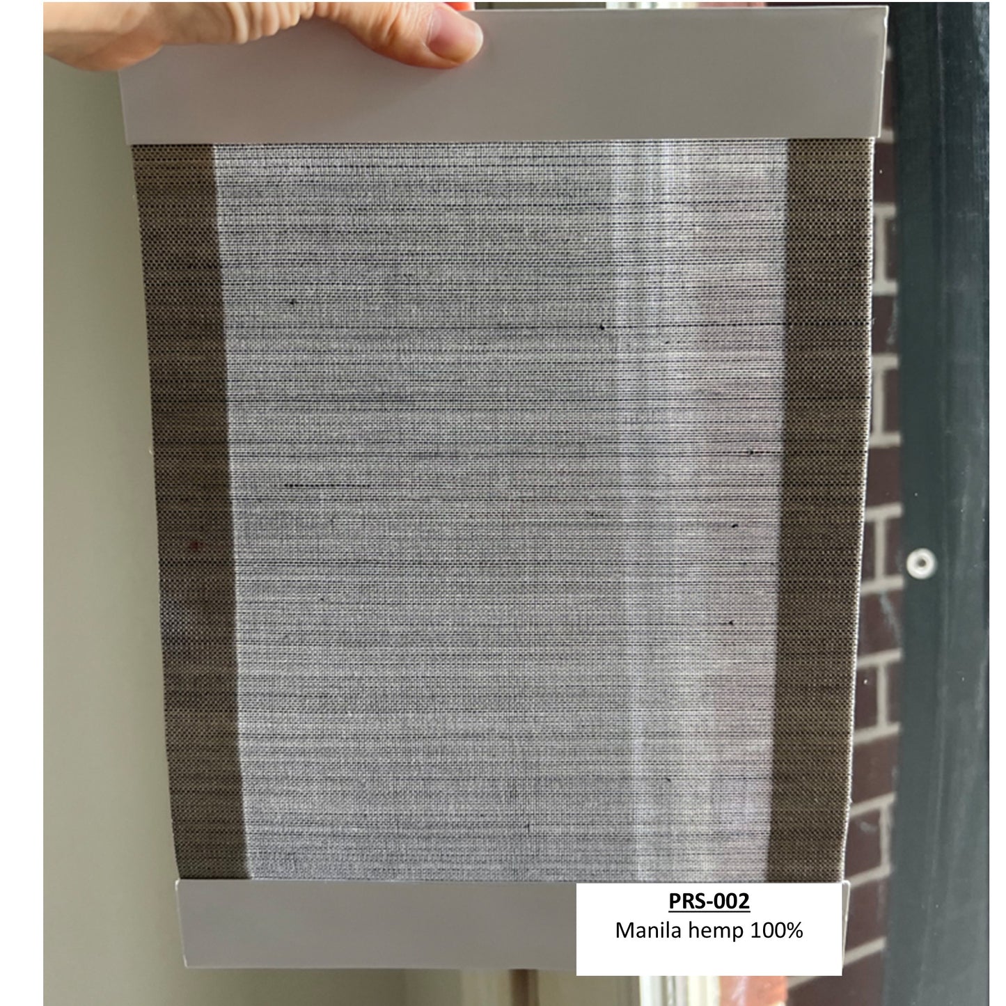 Dual-layered Blackout Light Filter Natural Linen Window Roller Shade