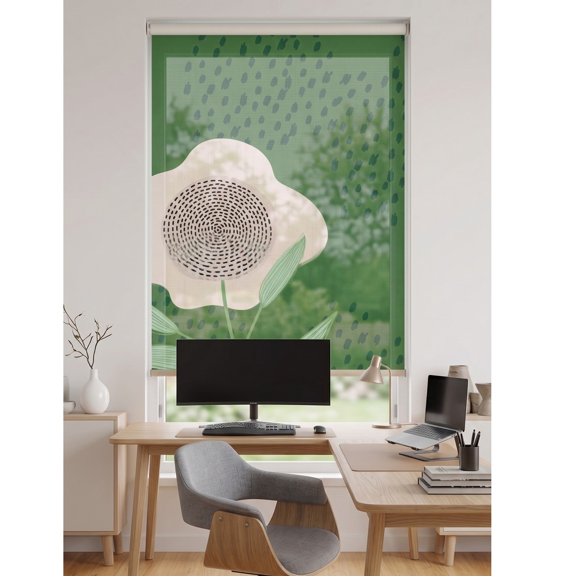The Mid-Century Modern Muse Window Roller Shade Collection – Art