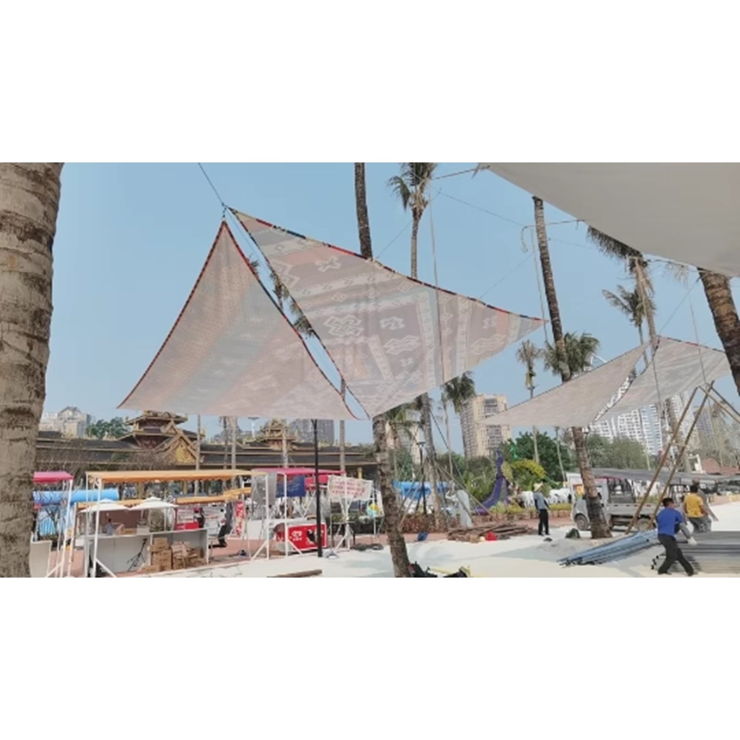 Design Your Own Pattern Custom Print Patio Camping Business Sun Shade Sail