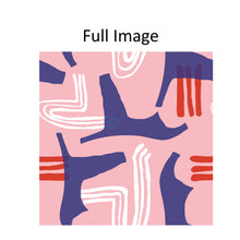 Load image into Gallery viewer, Abstract  Free-form Organic Shapes Window Roman Shade
