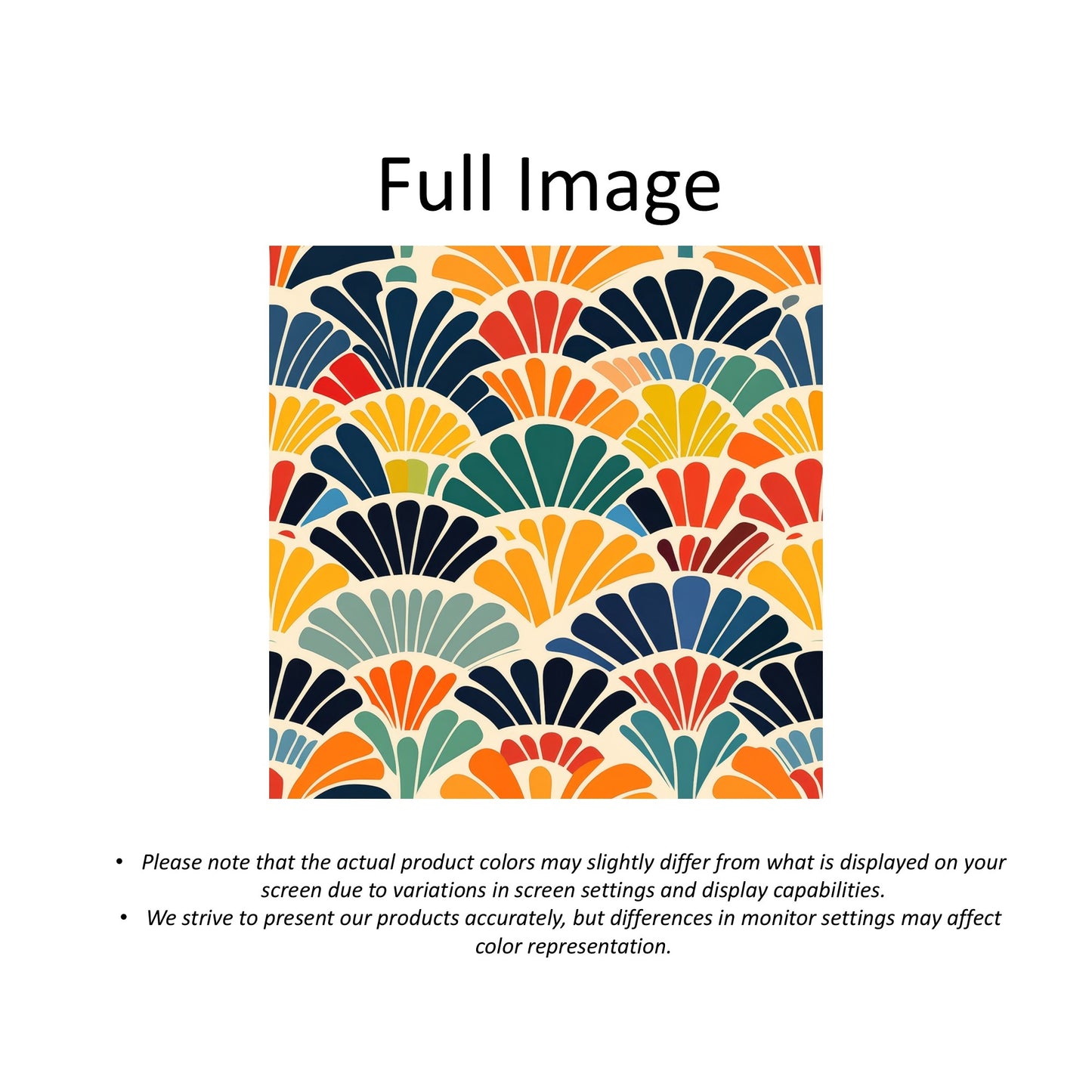 Prism Fan Maximalist Bold Scallop Window Roller Shade