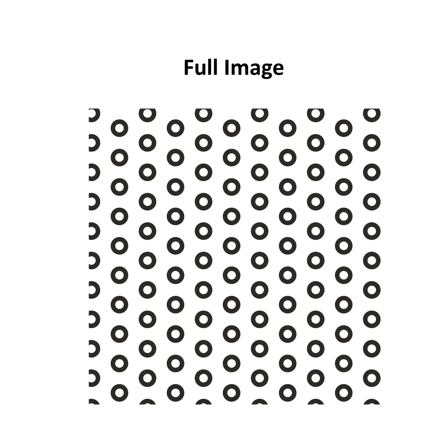 Black and White Simplicity Circle Doodle Linen Window Roman Shade