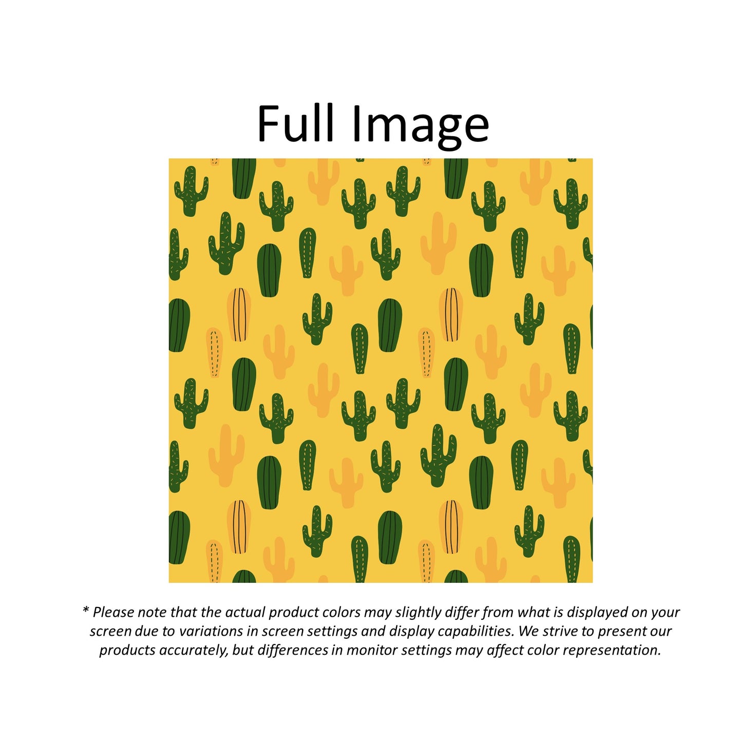 Desert Cactus in Phoenix Yellow Window Roller Shade