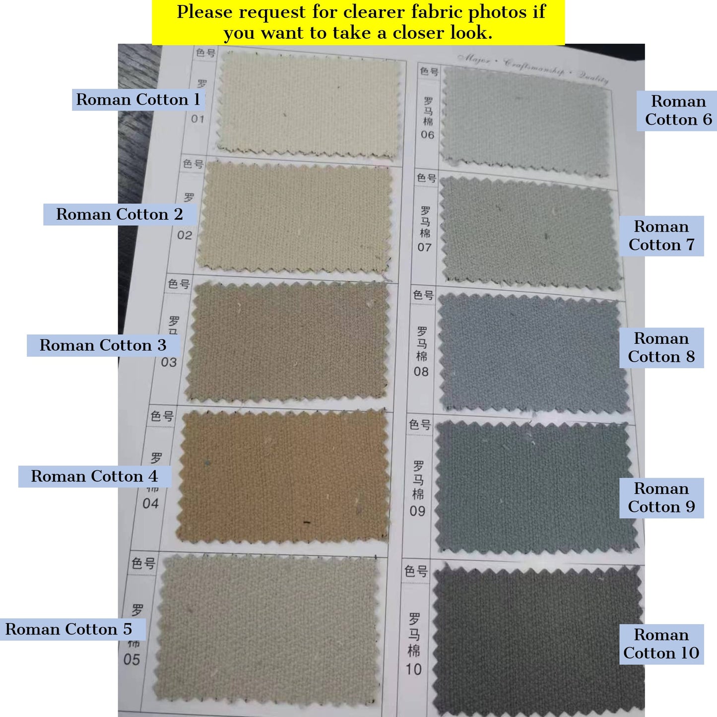 Window Roman Shades - Choose Your Color & Fabric & Valance