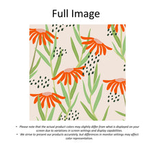 Load image into Gallery viewer, Garden Whimsy Orange Coneflower Meadow Window Roman Shade
