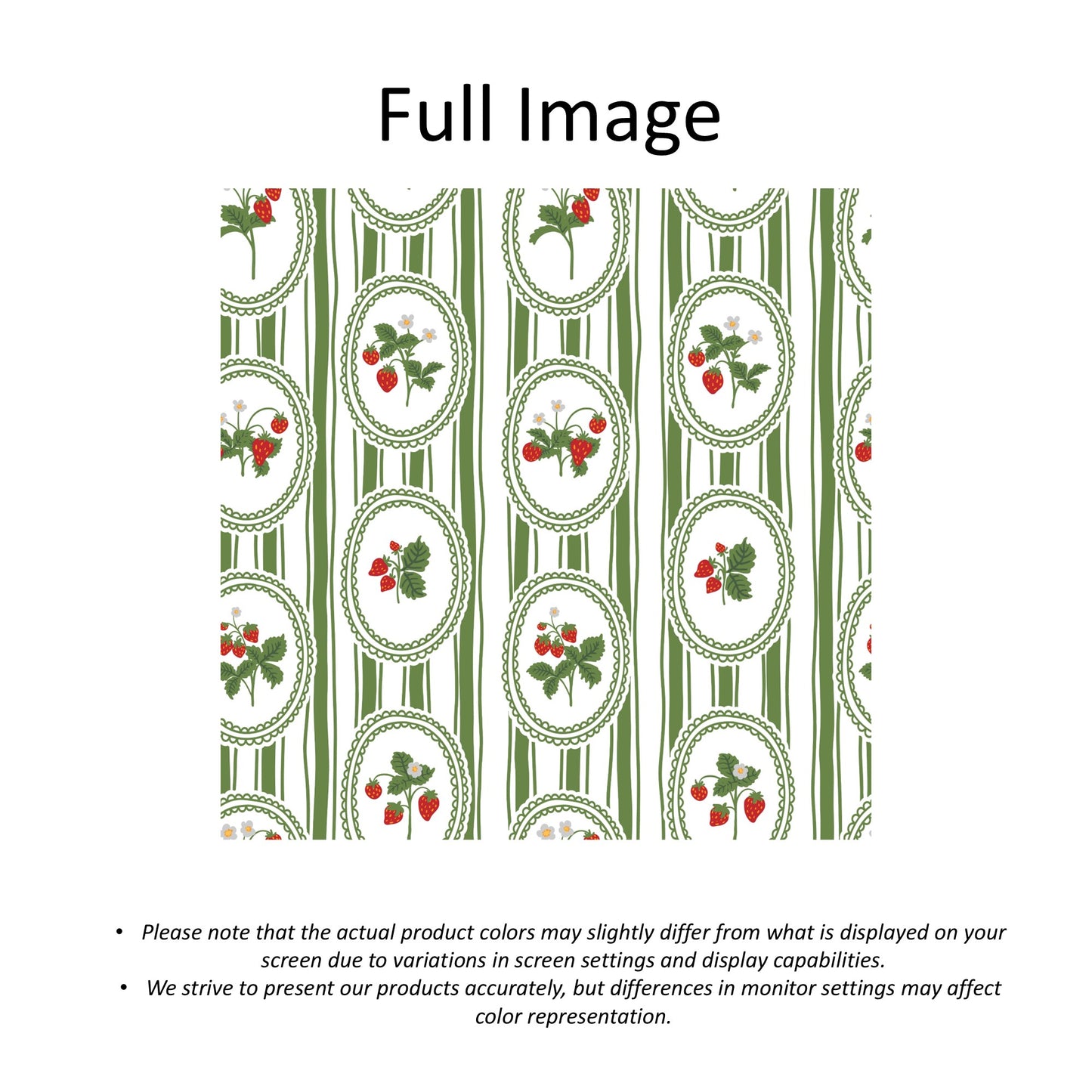 Grandmillennial Vintage Strawberry Shade Window Roman Shade