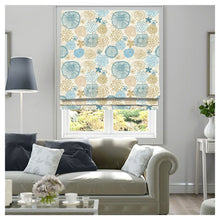 Load image into Gallery viewer, Contemporary Flora Motif Window Roman Shade
