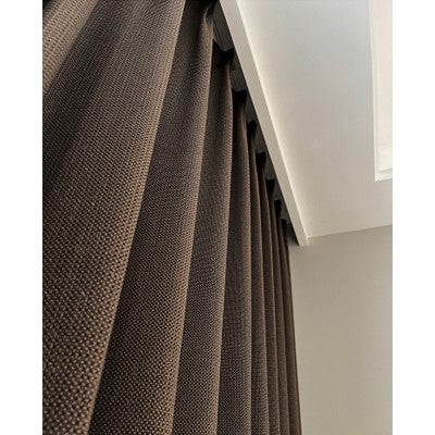 Luxe Mid Century Textured Drapery Curtains