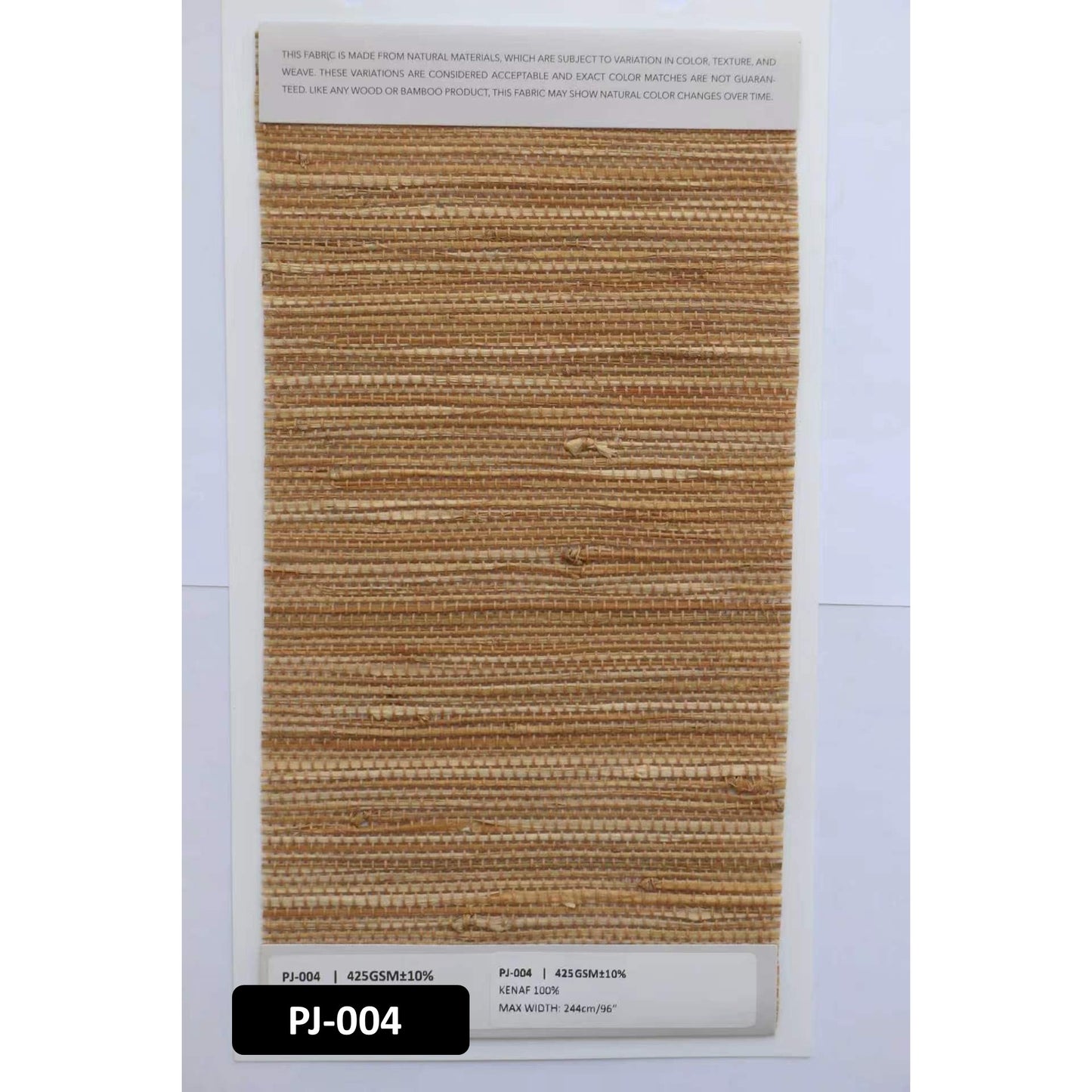 Natural Woven Fiber Curtain Rustic Light Filtering Indoor Outdoor Drapes - Curtain Track Hooks Pre-Attached