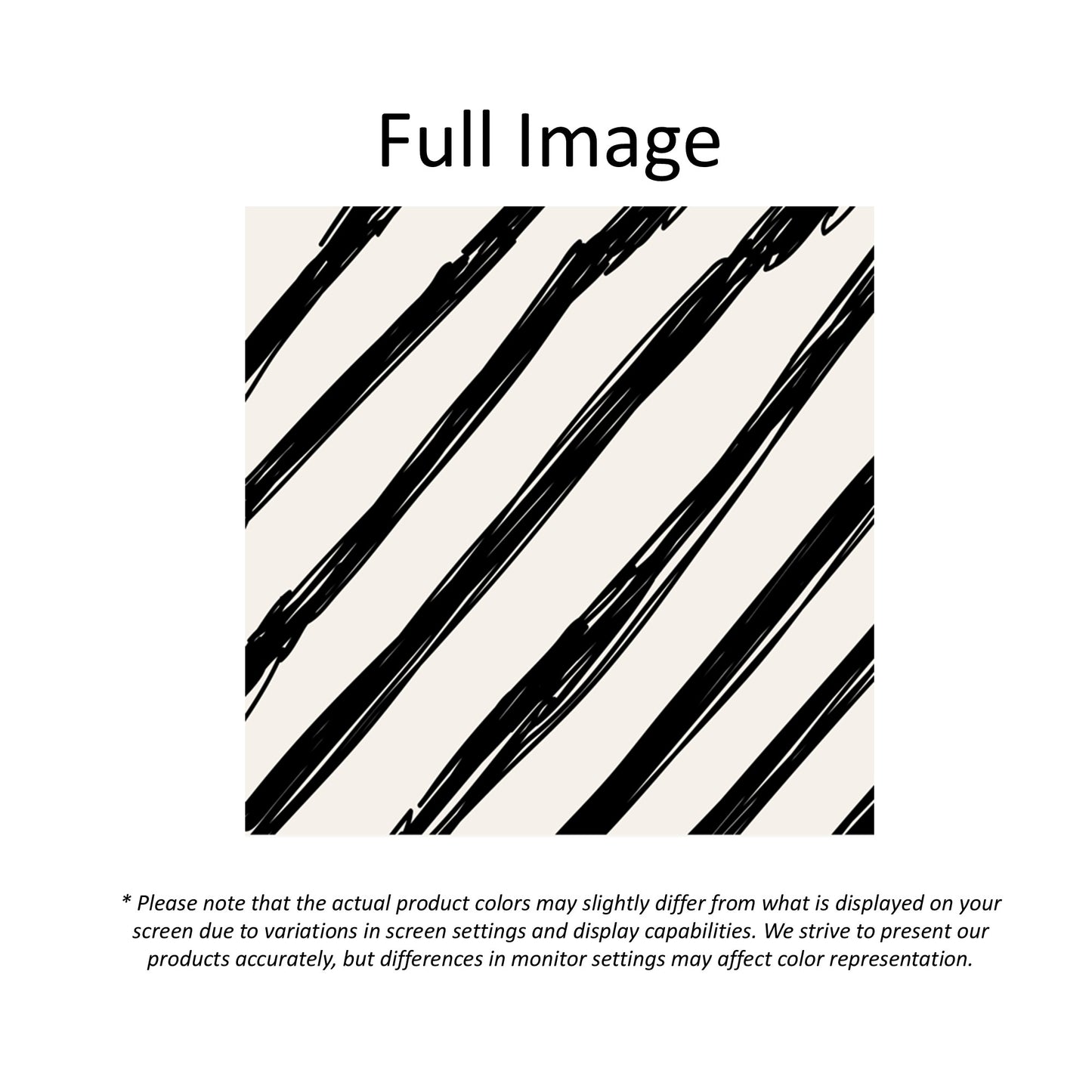 Contemporary Brushstroke Noir Monocrome Window Roman Shade