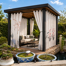 Load image into Gallery viewer, Waterproof Custom Print Personalized Outdoor Patio Privacy Drapery Curtain
