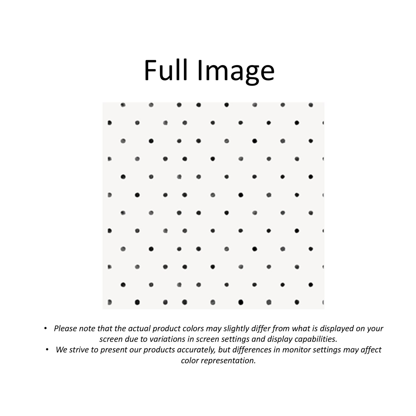 Ink Drop Modern Black and White Polka Dot Window Roman Shade