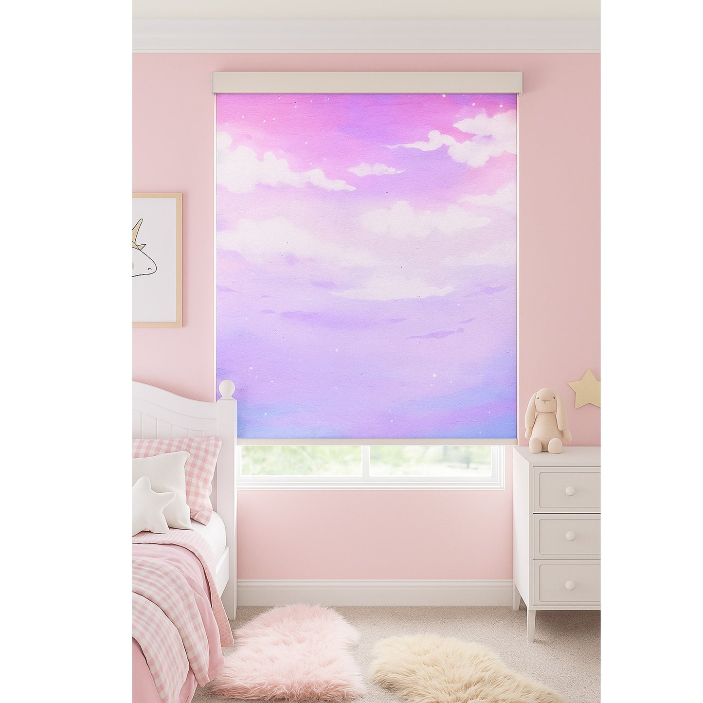 Cotton Candy Sky The Era Window Roller Shade