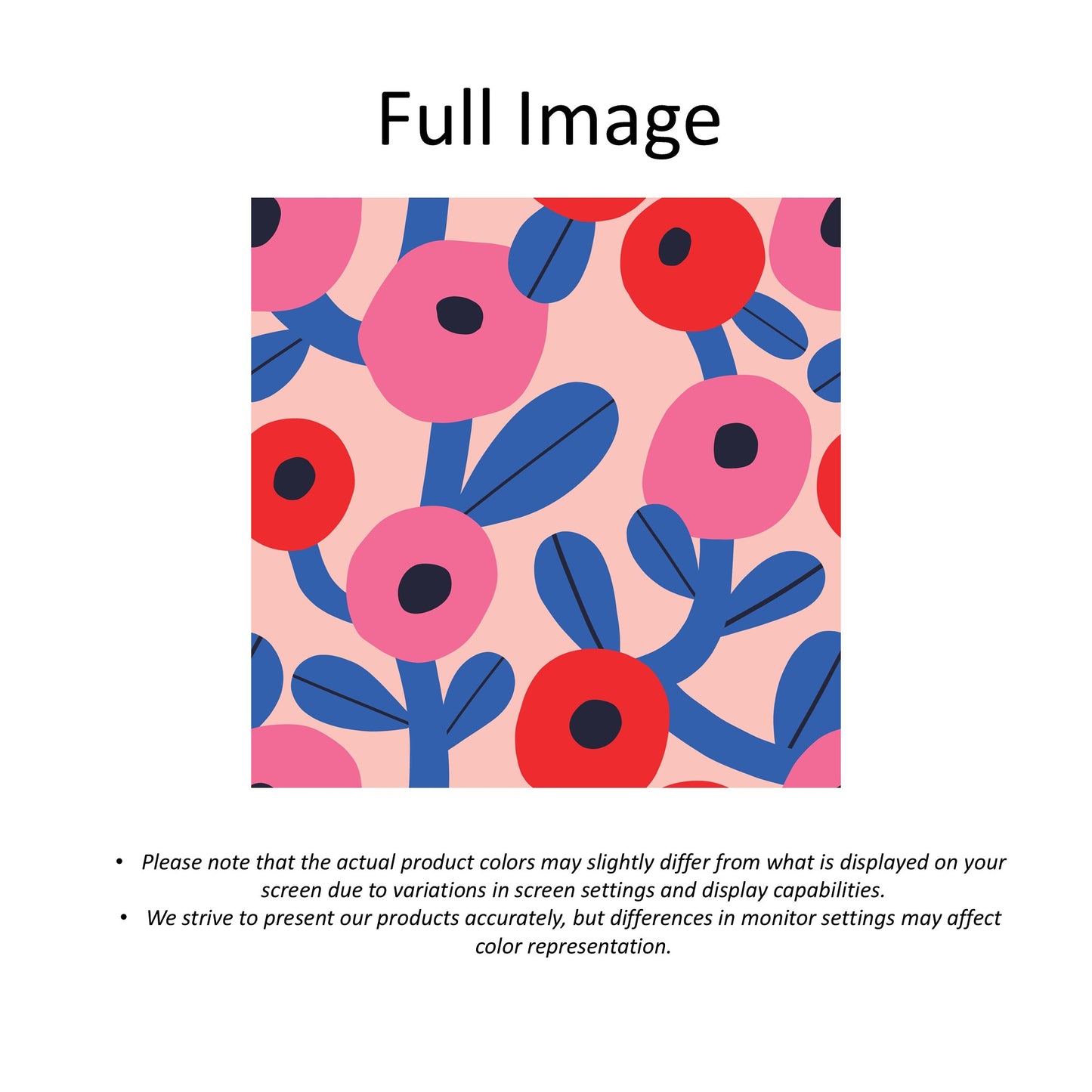 Atomic Flora Mod Bloom Window Roman Shade