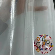 Load image into Gallery viewer, Custom Print Fabric Only -100G High Shine Transparent See Through Non Stretch Fabric
