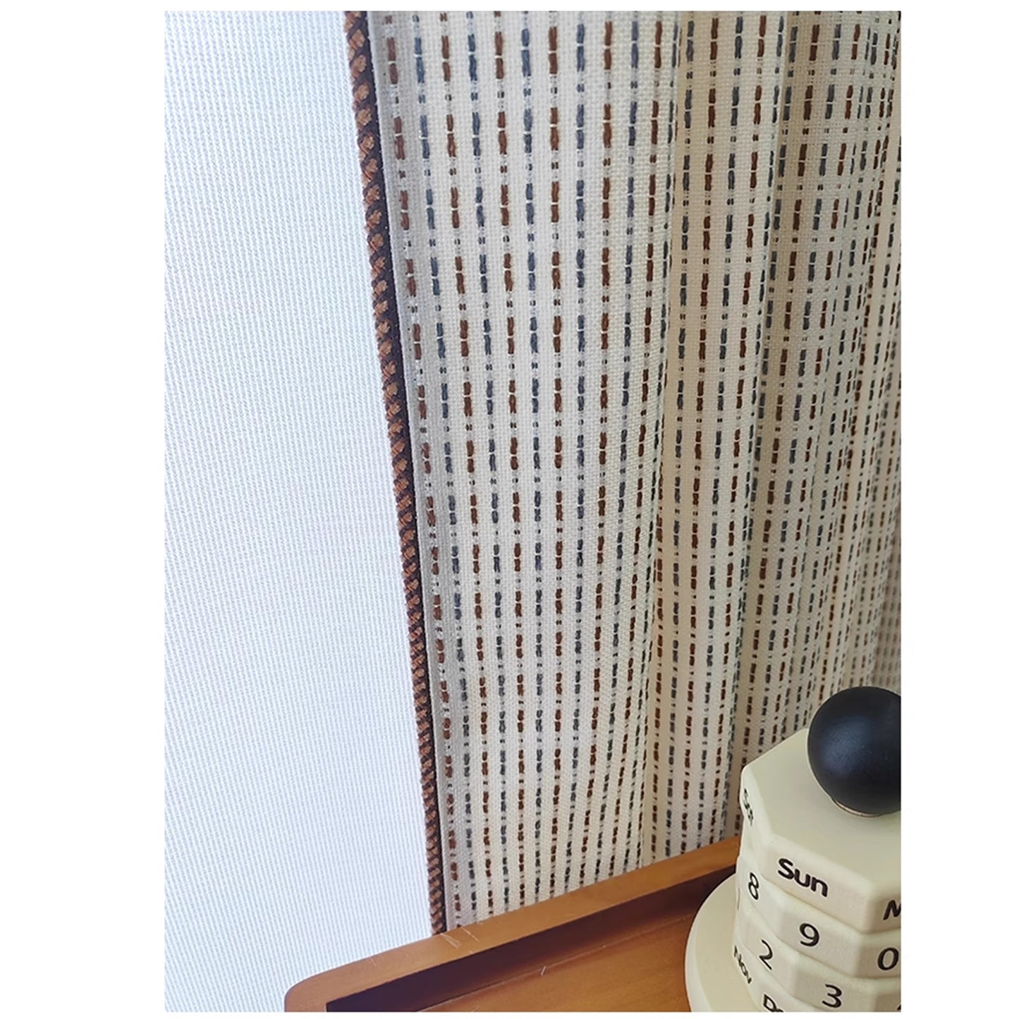 Bauhaus-Inspired Mid Century Vintage Drapery Curtains