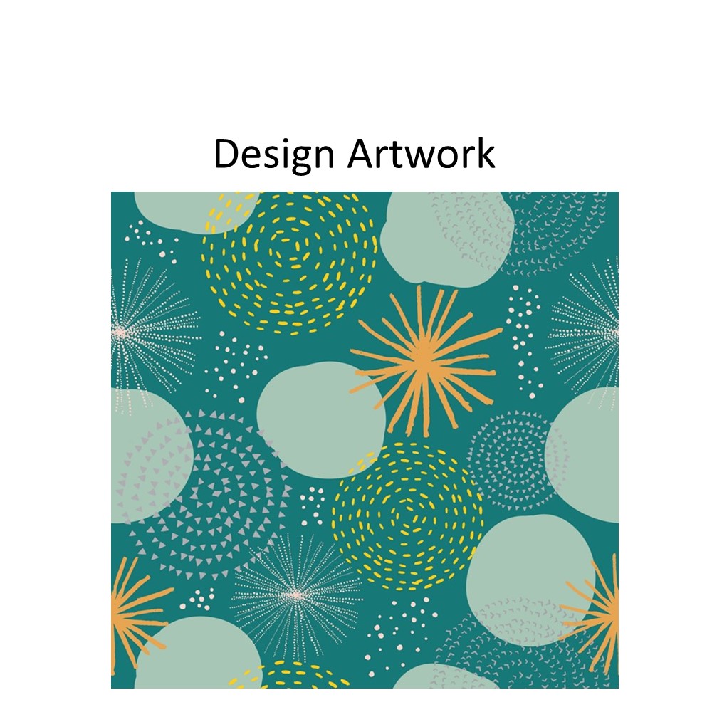 Organic Circle Geometry Window Roller Shade