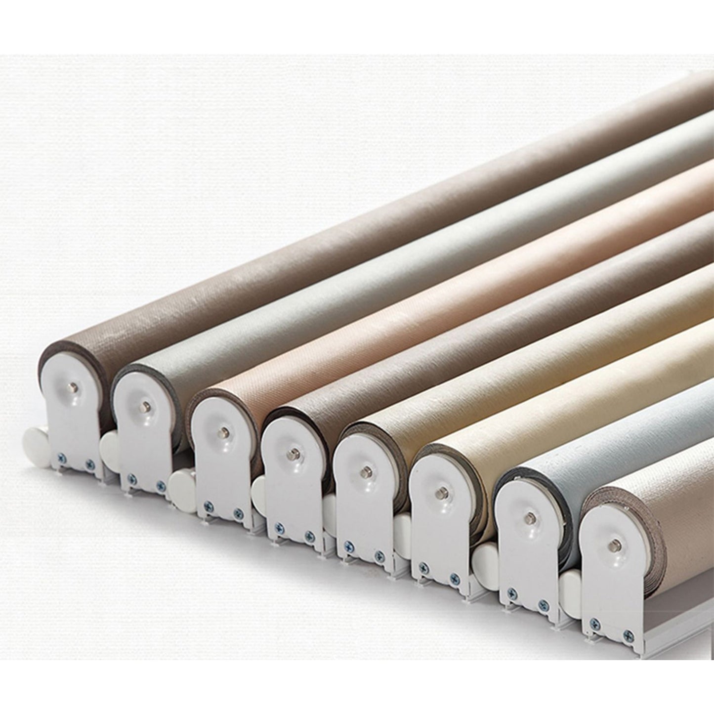 Plain Basic Upholstery Textured Window Blinds Roller Shade