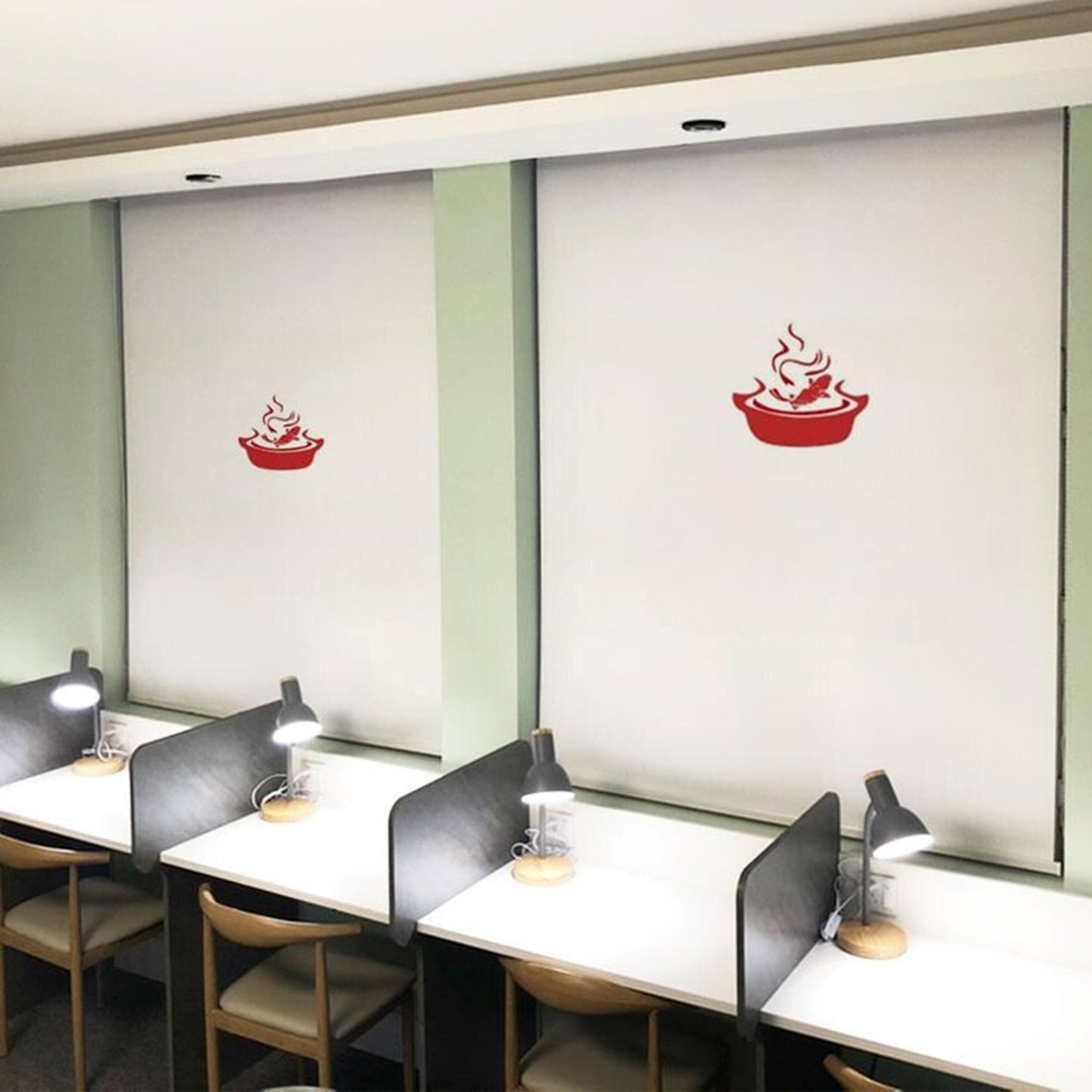 Custom Your Image/Logo Print Double Sided Printing Blackout Window Roller Shade