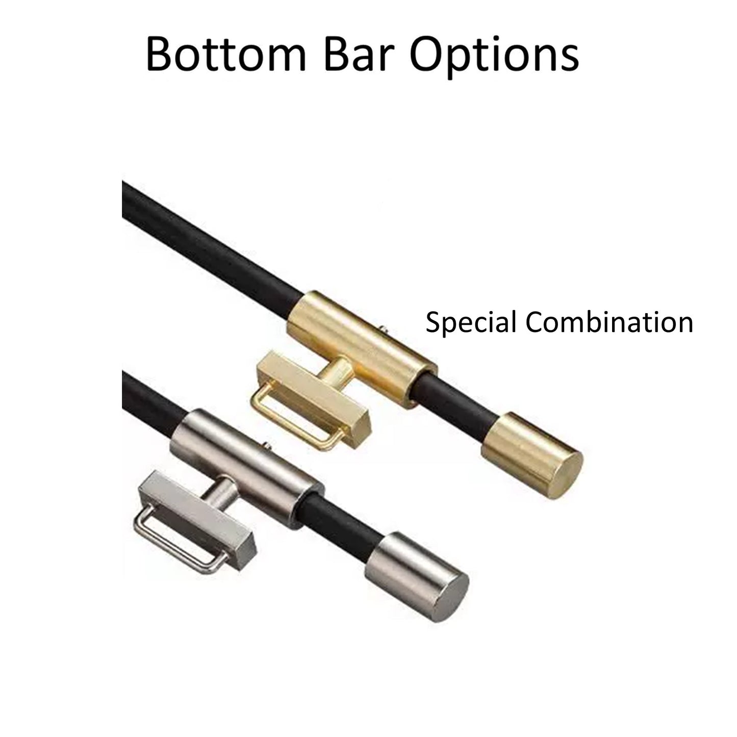 Custom-Size Roman Shade Decorative Bottom Weight Bar