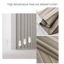 Load image into Gallery viewer, High-temperature Heat-set Defined Pleated Window Curtains Drapery
