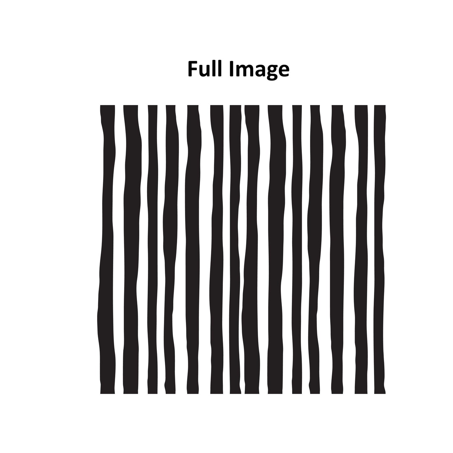 Black Bold Striped In White Linen Window Roman Shade