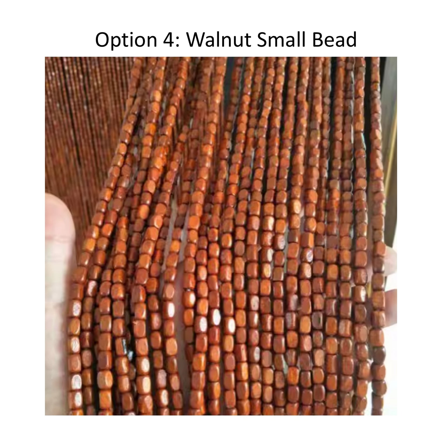 Plain Custom Bamboo Bead Curtain Room Divider & Wall Décor