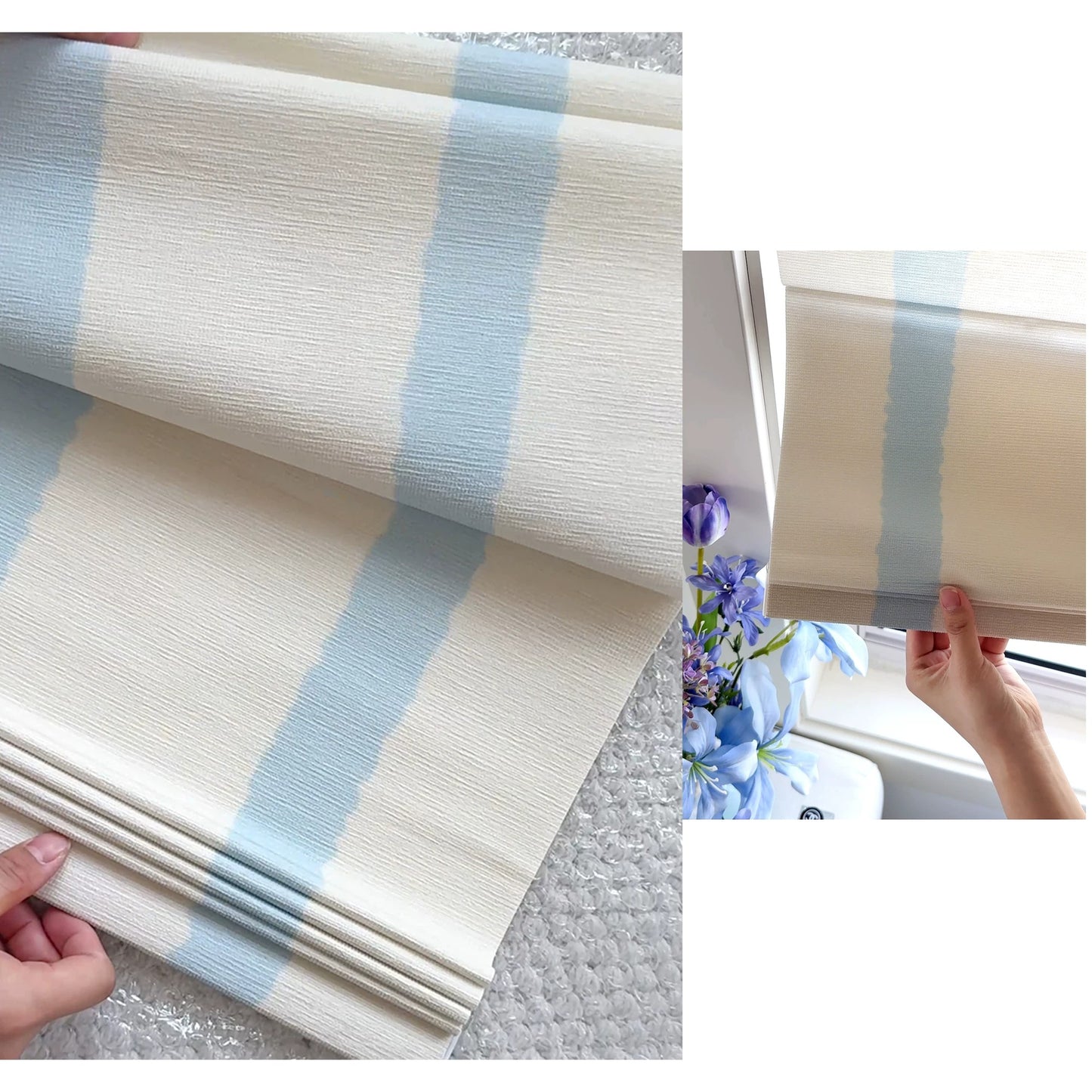 Custom Print Artwork, Logo, Design Polyester Window Roman Shade