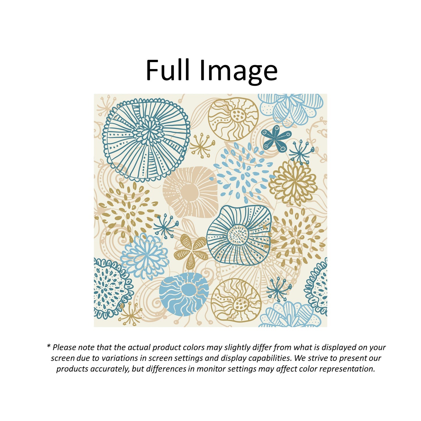 Contemporary Flora Motif Window Roman Shade