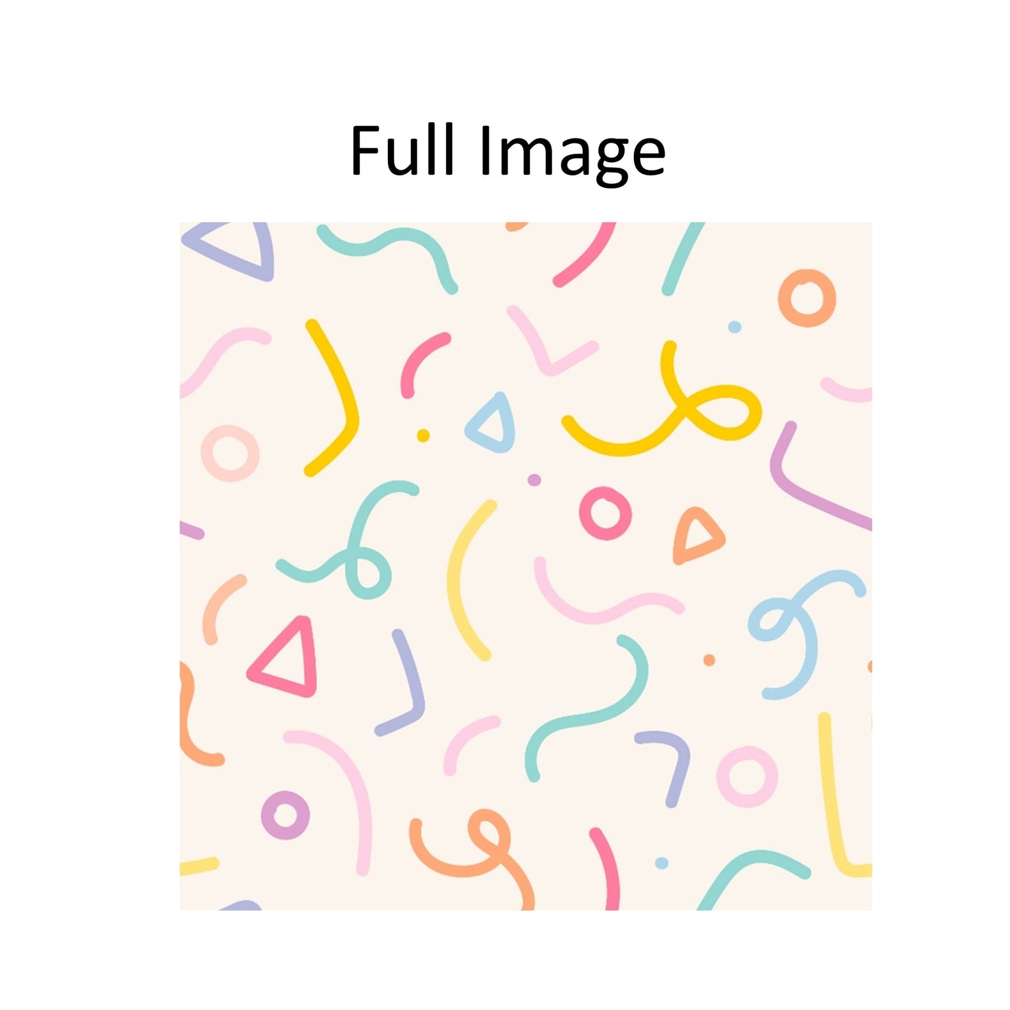 Boho Confetti Doodle Window Roller Shade