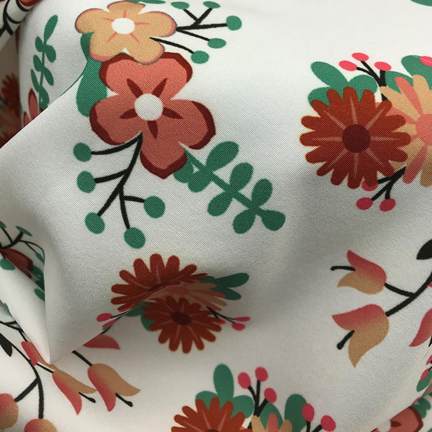 Custom Print Fabric Only - 195G Slight Stretchy Textile for Dress,Costume,Liner