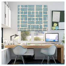 Load image into Gallery viewer, Southwestern Line Geometry Window Roman Shade
