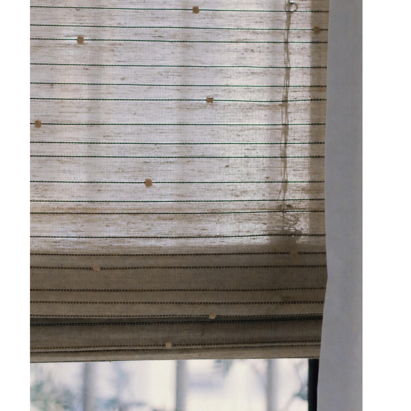 Artisan Knotted Bamboo Weave Window Shade (Top Down Bottom Up Available)