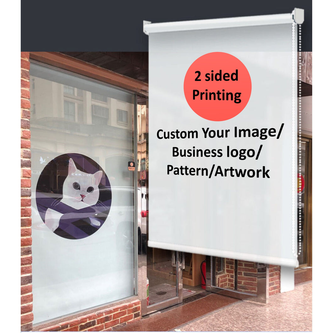 Custom Image/Logo Print Double Sided Printing Window Roller Shade – Art ...
