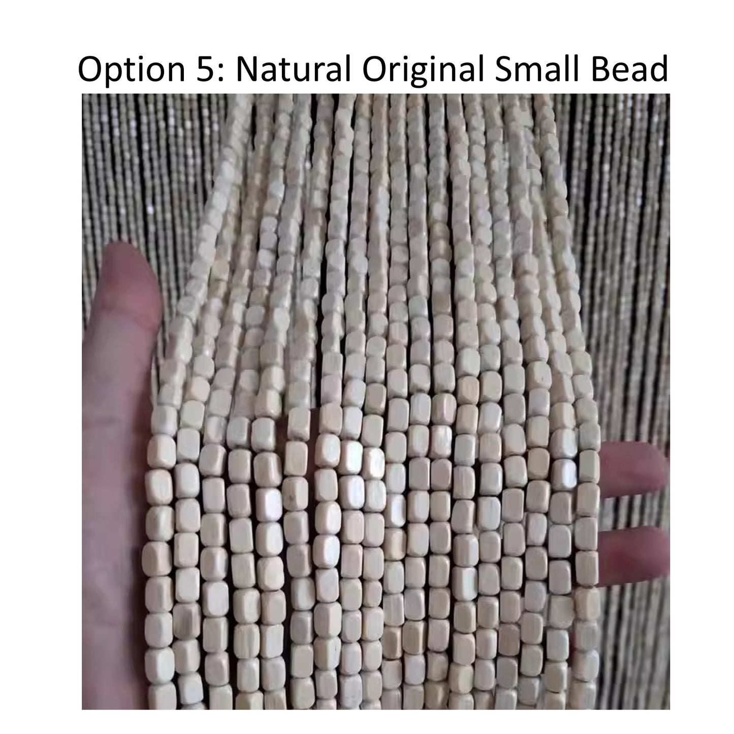 Plain Custom Bamboo Bead Curtain Room Divider & Wall Décor