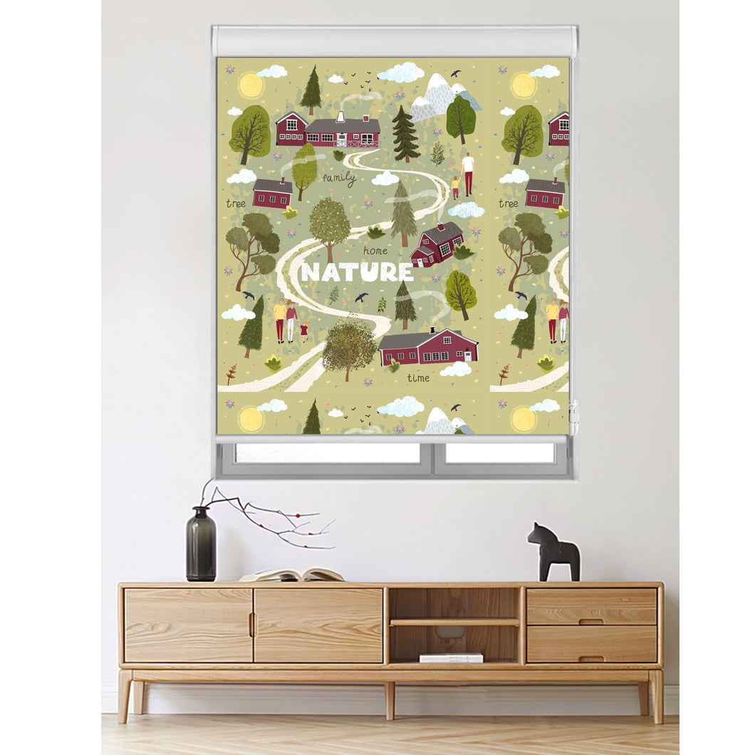 Country Living Painting Window Roller Shade